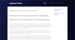 Desktop Screenshot of andamantourism.org.in