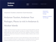 Tablet Screenshot of andamantourism.org.in
